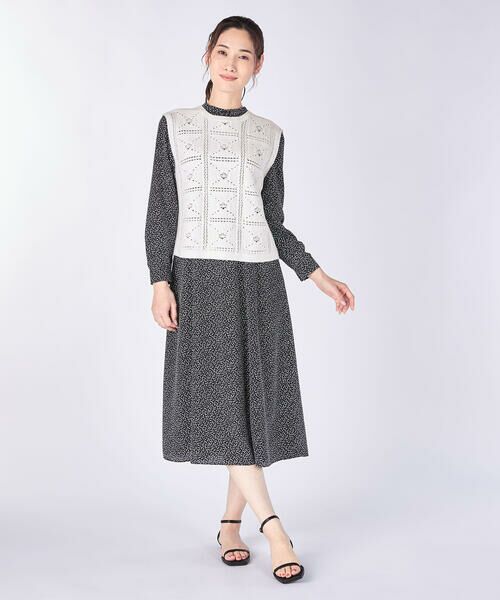 KEITH / キース ニット・セーター | レースニットベスト | 詳細1