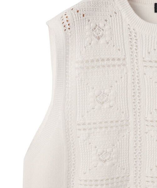KEITH / キース ニット・セーター | レースニットベスト | 詳細6