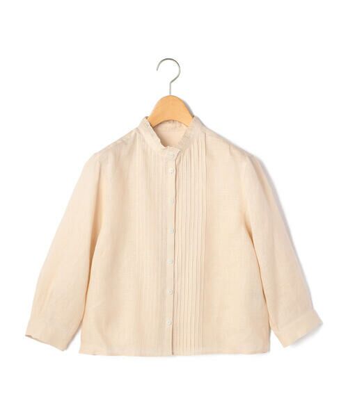 KEITH / キース シャツ・ブラウス | 60/-リネンブラウス（ベージュ）