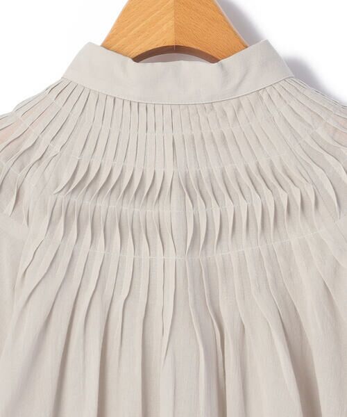 KEITH / キース シャツ・ブラウス | ウェービーローンハーフスリーブブラウス | 詳細7