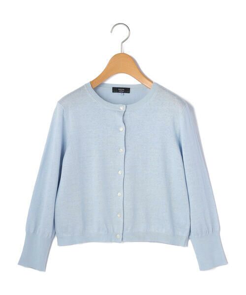 KEITH / キース ニット・セーター | リネンニット（ブルー）