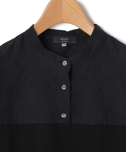 KEITH / キース カットソー | エンブロイダリーハーフスリーブカットソー | 詳細8
