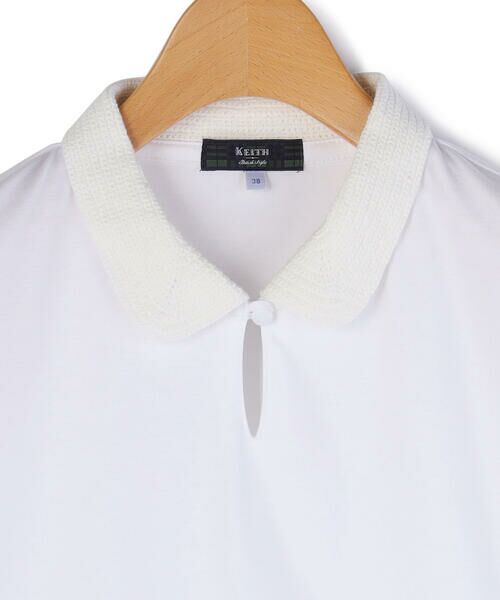 KEITH / キース カットソー | クロッシェジャージーポロカラーカットソー | 詳細11