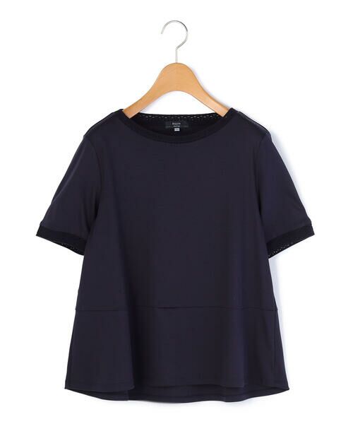 KEITH / キース カットソー | クロッシェジャージーカットソー（ネイビー）