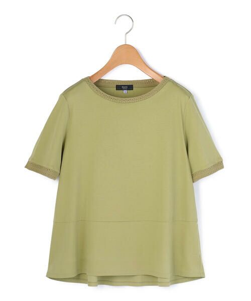 KEITH / キース カットソー | クロッシェジャージーカットソー（グリーン）