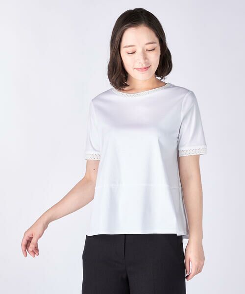 KEITH / キース カットソー | クロッシェジャージーカットソー（ホワイト）