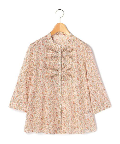 KEITH/キース Christabel Liberty Print Blouse オーバーブラウス オレンジ 40 KEITH/キース Christabel Liberty Print Blouse オーバーブラウス オレンジ 40