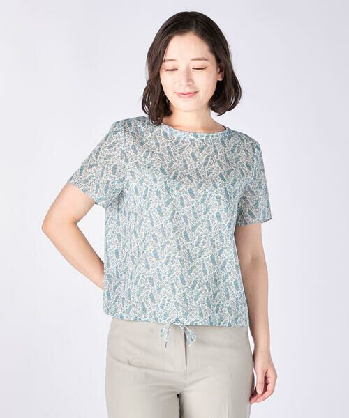 KEITH/キース Christabel Liberty Print Blouse ブルー 38 KEITH/キース Christabel Liberty Print Blouse ブルー 38
