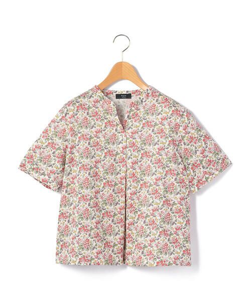 KEITH / キース カットソー | Canina Liberty Print Cut&Sewn スタンドカラー | 詳細4