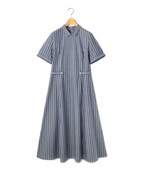 限定セール!  ストライプ Aライン ワンピース 8336-7100-7314m_3.jpg
