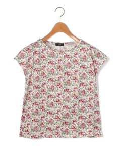 KEITH / キース カットソー | Canina Liberty Print Cut&Sewn フレンチスリーブ