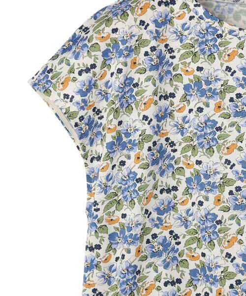 KEITH / キース カットソー | Canina Liberty Print Cut&Sewn フレンチスリーブ | 詳細6