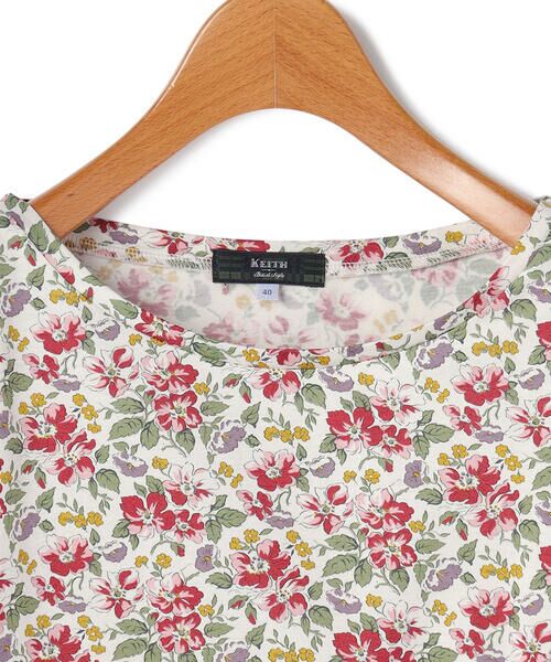 KEITH / キース カットソー | Canina Liberty Print Cut&Sewn フレンチスリーブ | 詳細9