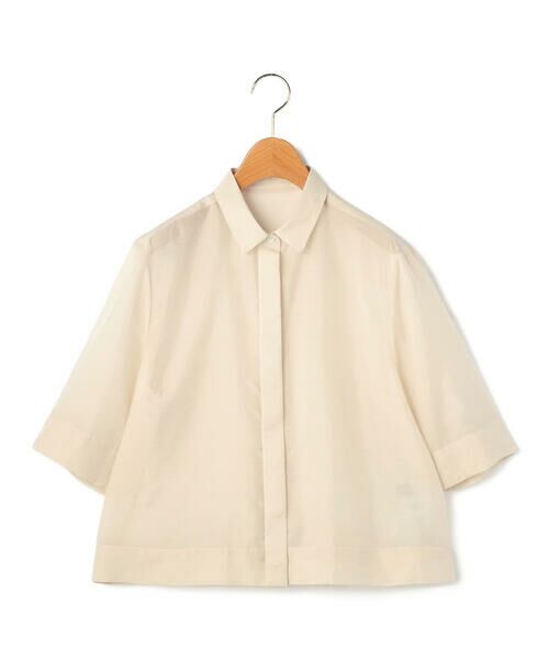 KEITH/キース T/Cローンシャツブラウス オフホワイト 40 KEITH/キース T/Cローンシャツブラウス オフホワイト 40