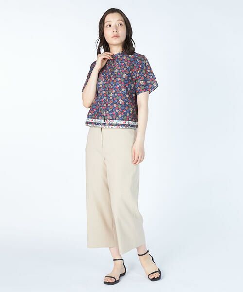 KEITH / キース シャツ・ブラウス | Anniversary Edenham Liberty Print Half Sleeve Blouse | 詳細1