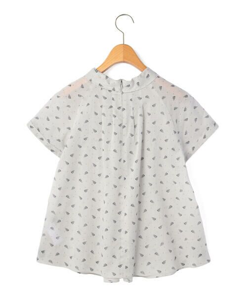 KEITH / キース シャツ・ブラウス | プリントWightリボンブラウス | 詳細5