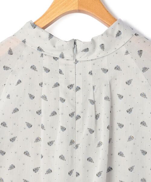 KEITH / キース シャツ・ブラウス | プリントWightリボンブラウス | 詳細7
