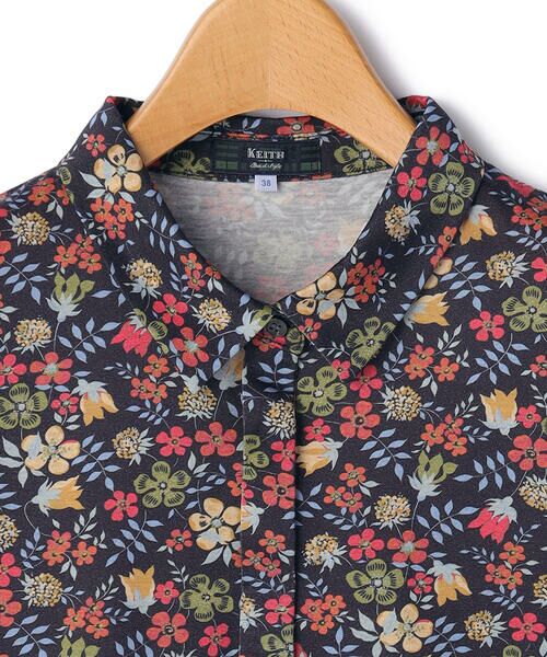 KEITH / キース カットソー | Edenham Border Liberty Print Polo Collar Cut&Sewn | 詳細2