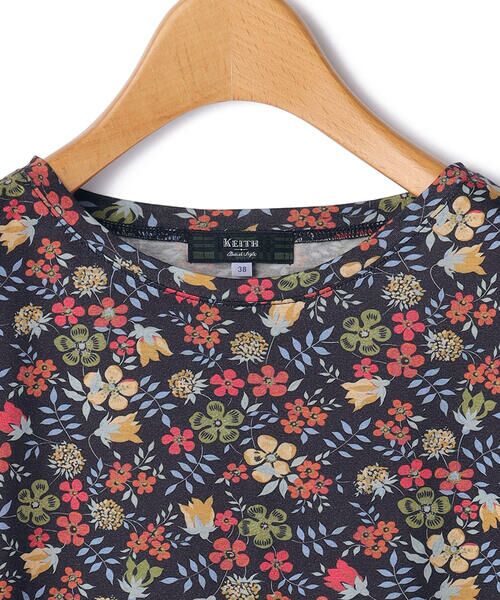 KEITH / キース カットソー | Edenham Border Liberty Print Pull Over Cut&Sewn | 詳細4