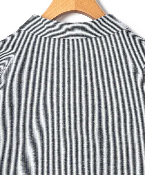 KEITH / キース カットソー | ストライプジャージーポロカラーカットソー | 詳細5