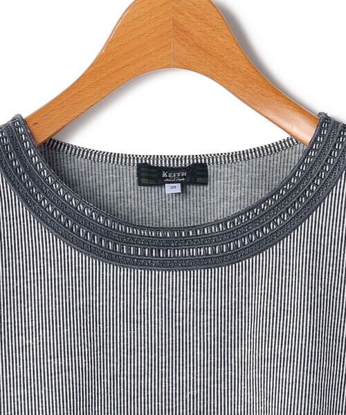 KEITH / キース カットソー | ストライプジャージーカットソー | 詳細2