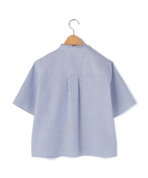 KEITH / キース シャツ・ブラウス | パナマストライプブラウス | 詳細1