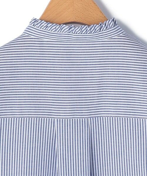 KEITH / キース シャツ・ブラウス | パナマストライプブラウス | 詳細3