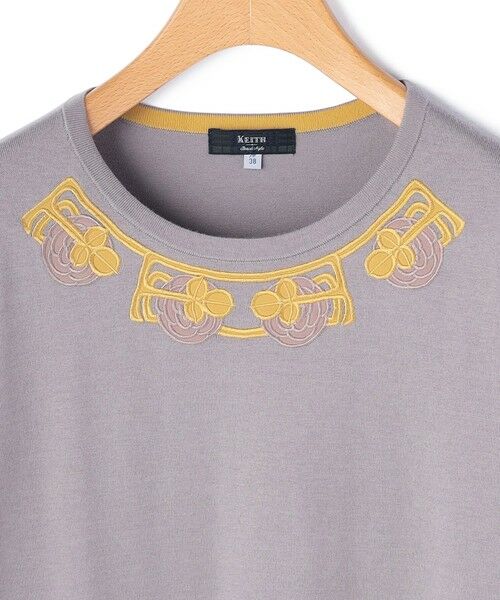 KEITH / キース ニット・セーター | Ｖ＆Ａエンブロイダリーニットプルオーバー | 詳細4