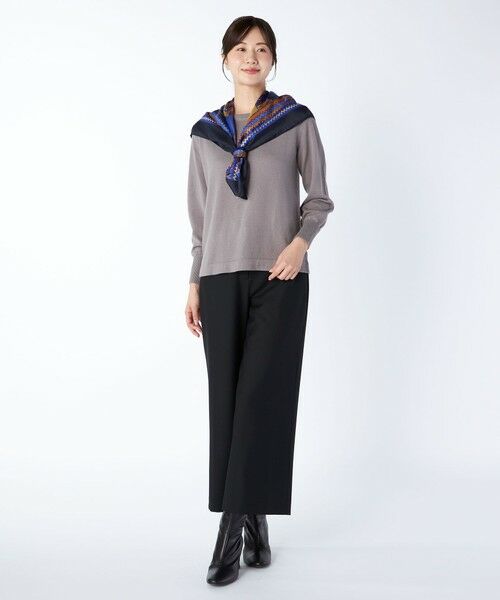 KEITH / キース マフラー・ショール・スヌード・ストール | ジオメトリックパネルスカーフ | 詳細2