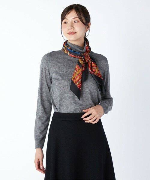 KEITH / キース マフラー・ショール・スヌード・ストール | ジオメトリックパネルスカーフ | 詳細4