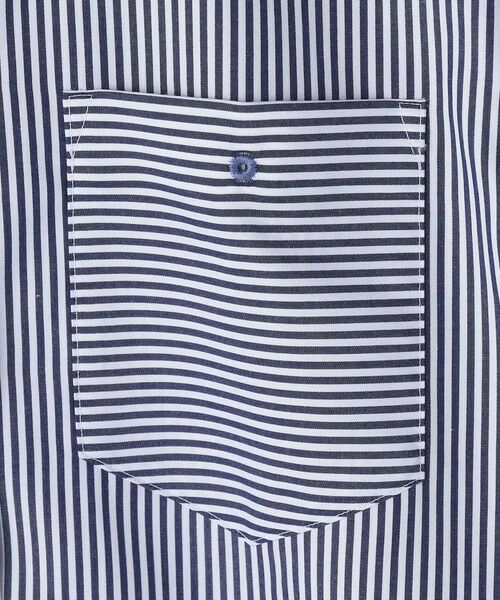 KEITH / キース シャツ・ブラウス | ロンドンストライプスタンドカラーブラウス | 詳細9