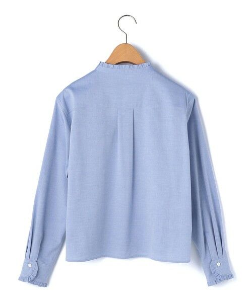 KEITH / キース シャツ・ブラウス | ピンオックススタンドカラーブラウス | 詳細3