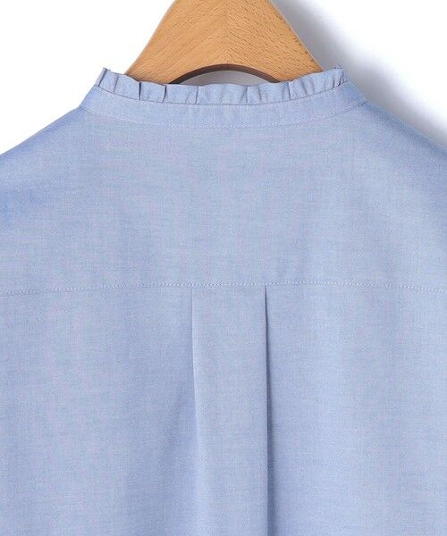 KEITH / キース シャツ・ブラウス | ピンオックススタンドカラーブラウス | 詳細5