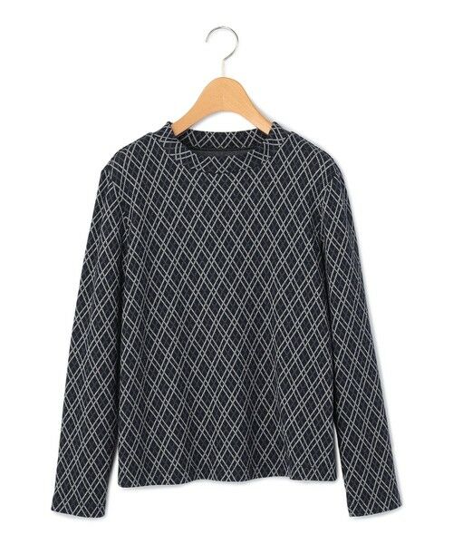 KEITH / キース カットソー | ダイヤパターンカットソースタンドカラー | 詳細2