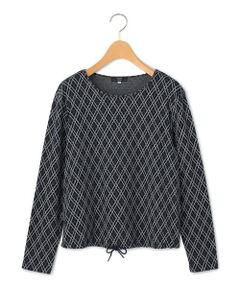 KEITH / キース カットソー | ダイヤパターンカットソー丸首