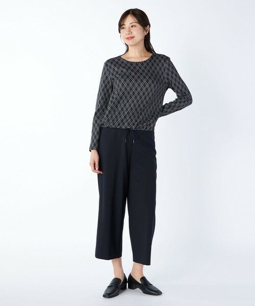 KEITH / キース カットソー | ダイヤパターンカットソー丸首 | 詳細1