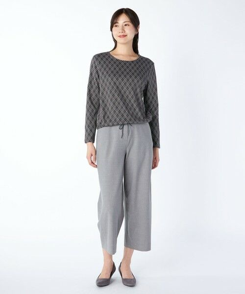 KEITH / キース カットソー | ダイヤパターンカットソー丸首 | 詳細3