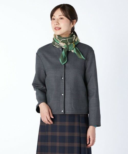 KEITH / キース マフラー・ショール・スヌード・ストール | ウールパネルスカーフ | 詳細1