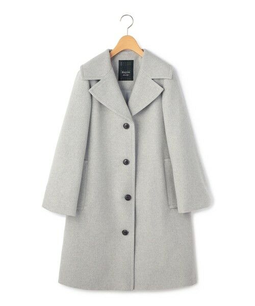 KEITH / キース トレンチコート | ペコラムメルトンコート（グレー）