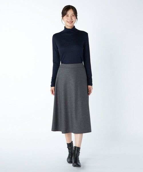 KEITH / キース ミニ・ひざ丈スカート | ウールスムーススカート | 詳細10