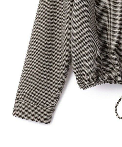 KEITH / キース シャツ・ブラウス | ステートハウンドトゥースブラウス | 詳細6