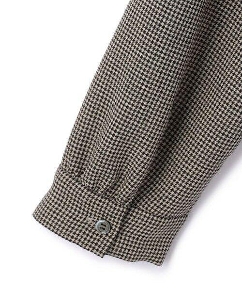 KEITH / キース シャツ・ブラウス | ステートハウンドトゥースブラウス | 詳細7