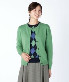 新品！KEITH（キース）鮮やかグリーン ボタン付きカーディガン サイズ38 KEITH / キース （レディース） ニット・セーター（条件