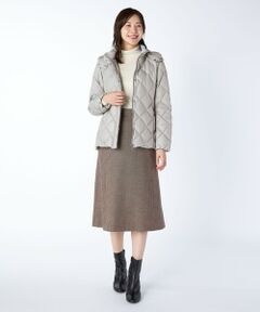 マイクロタフタフード付きコート