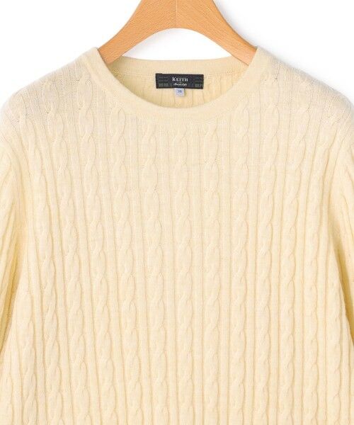 KEITH / キース ニット・セーター | ケーブルニットプルオーバー | 詳細3