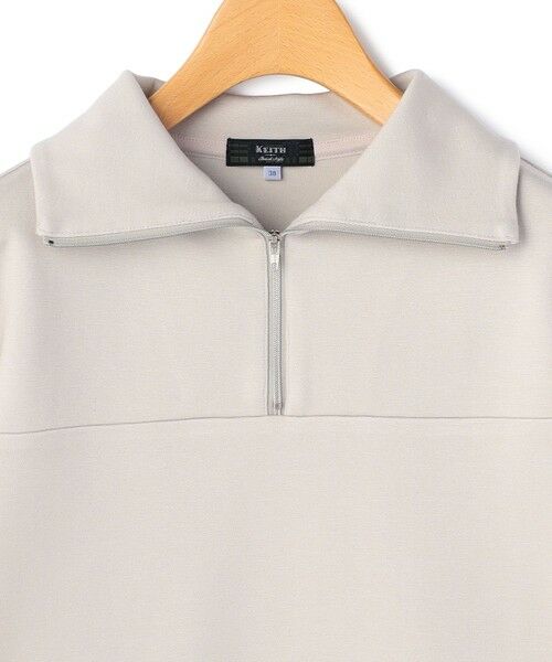 KEITH / キース カットソー | ポンチジッププルオーバーカットソー | 詳細7