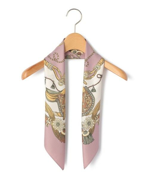 KEITH / キース マフラー・ショール・スヌード・ストール | サドルパネルスカーフ（ピンク）