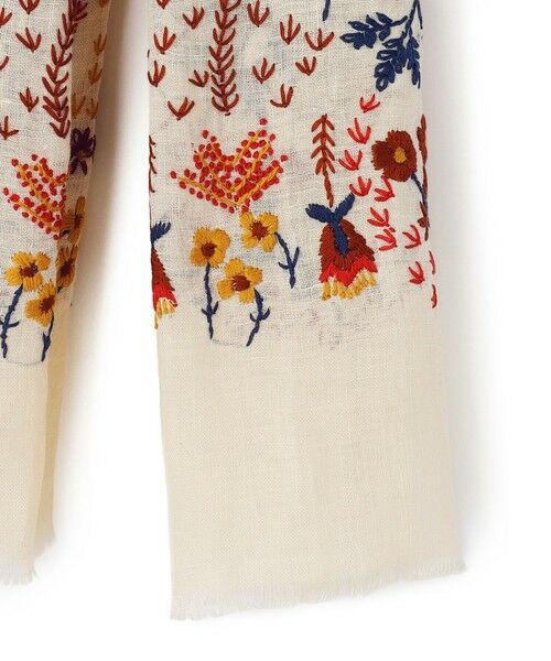 KEITH / キース マフラー・ショール・スヌード・ストール | エンブロイダリーストール | 詳細2