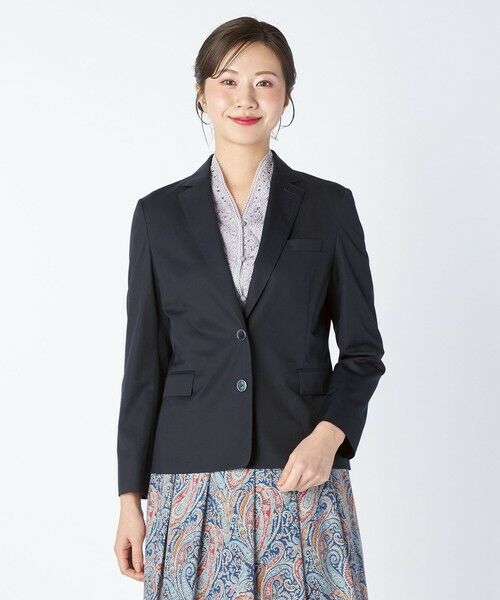 KEITH / キース テーラードジャケット | ８０／２ツイルジャケット（ネイビー）