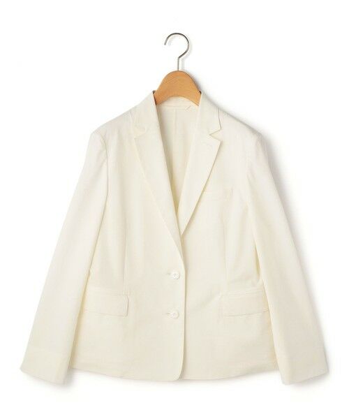 KEITH / キース テーラードジャケット | ８０／２ツイルジャケット（ホワイト）